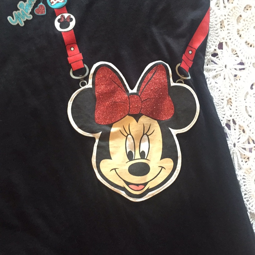 New Girls Minnie Mouse Dress Size 14/16 and Plush - Picture 2 of 4